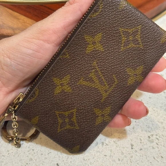 Louis Vuitton LV Monogram Key Pouch / Clés – Authentic – Replaced Chain - Picture 5 of 13